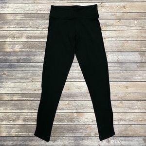 NWT VS Victoria Sport Long Black Leggings Hole